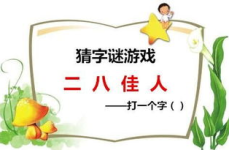 二八佳人猜一字谜,探寻美丽与智慧交织的字谜奥秘”