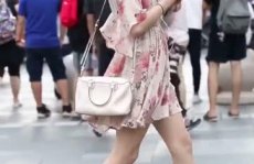 华为手机街拍小姐姐图片,小姐姐街拍美图集锦